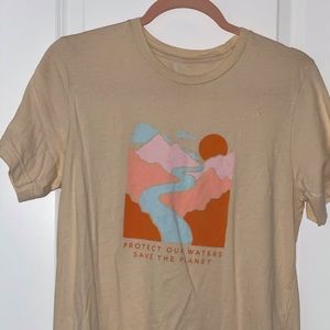 NWOT Wholesome culture protect our waters shirt